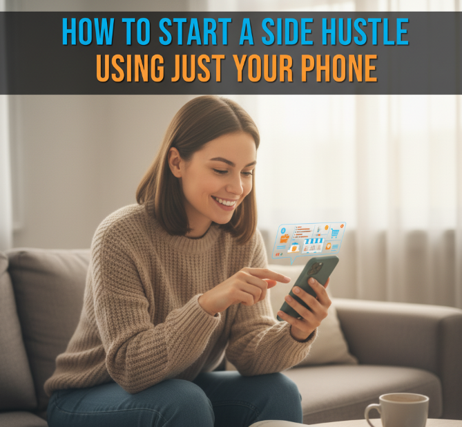 How to Start a Side Hustle Using Just Your Phone