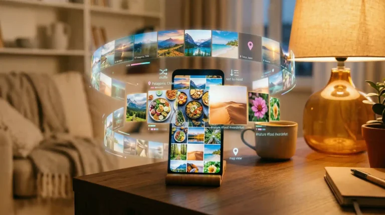 Android privacy and security settings screen with lock icon visible